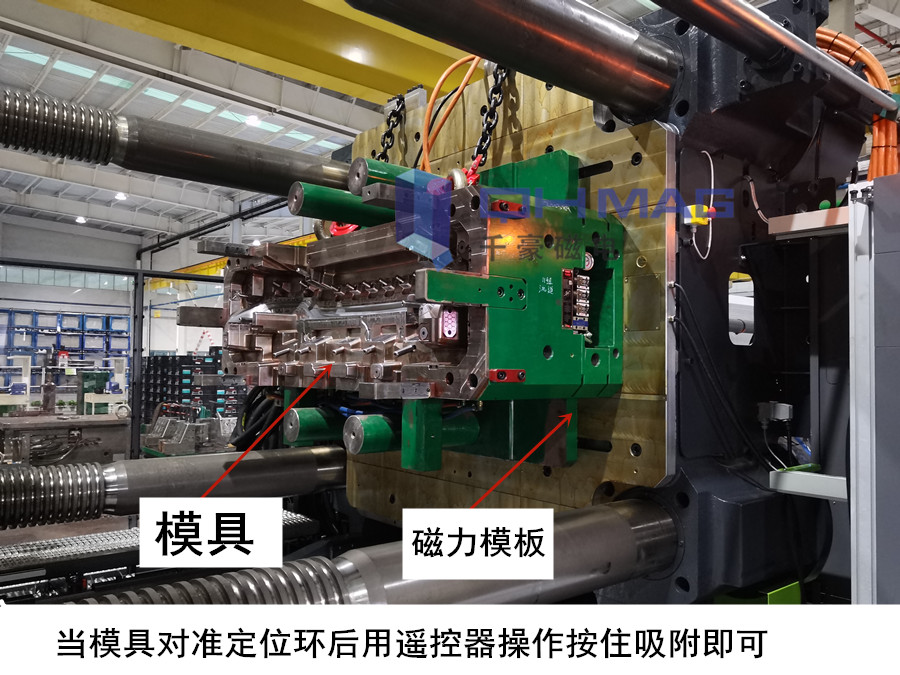 注塑機換模磁力模板，千豪